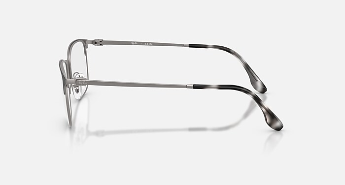 RB6494 OPTICS Eyeglasses with Matte Black On Matte Gunmetal Frame