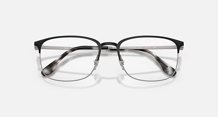 RB6494 OPTICS Eyeglasses with Matte Black On Matte Gunmetal Frame