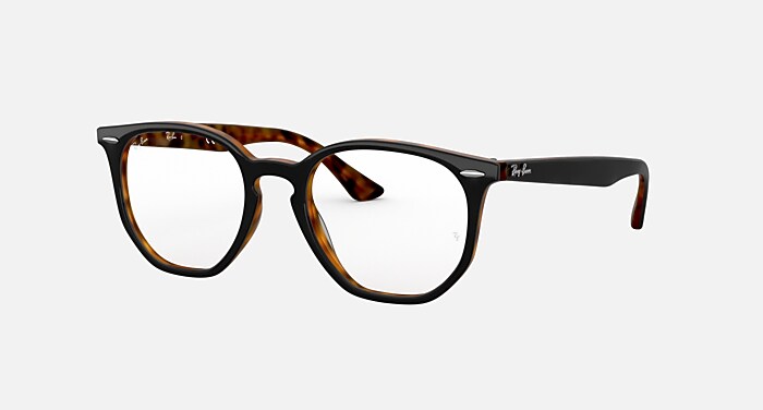 RB7151F HEXAGONAL OPTICS Eyeglasses with Black Frame - RB7151F