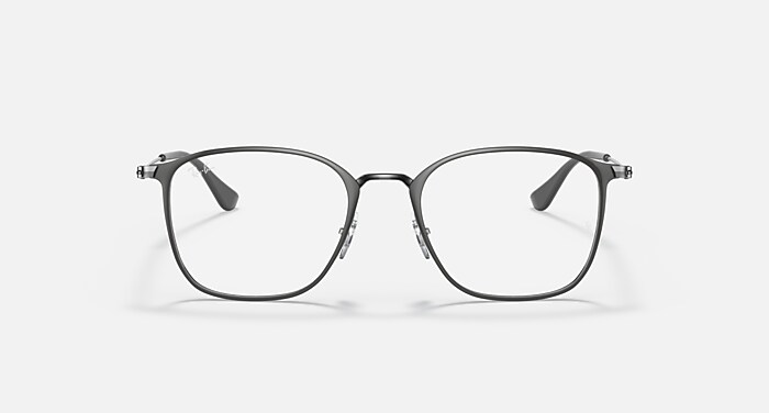 【気質アップ】 RB6466 OPTICS Frame Gunmetal On Grey with Eyeglasses ウィッグ・エクステ