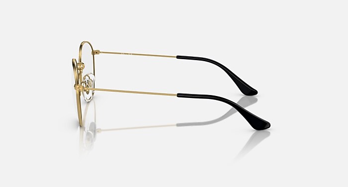 ROB OPTICS KIDS Eyeglasses with Black On Gold Frame