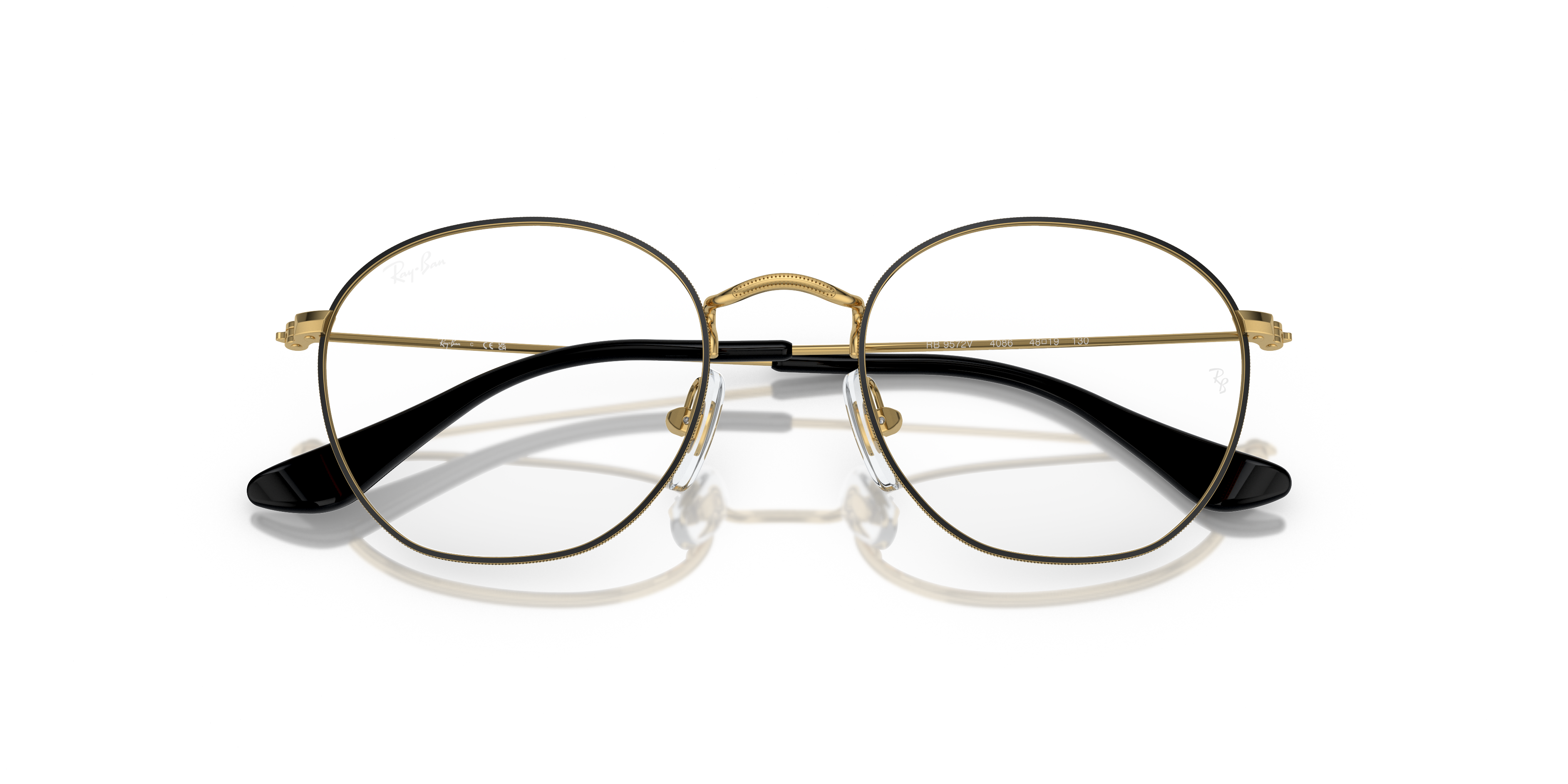 ロビーページ ROB OPTICS KIDS Eyeglasses with Black On Gold Frame