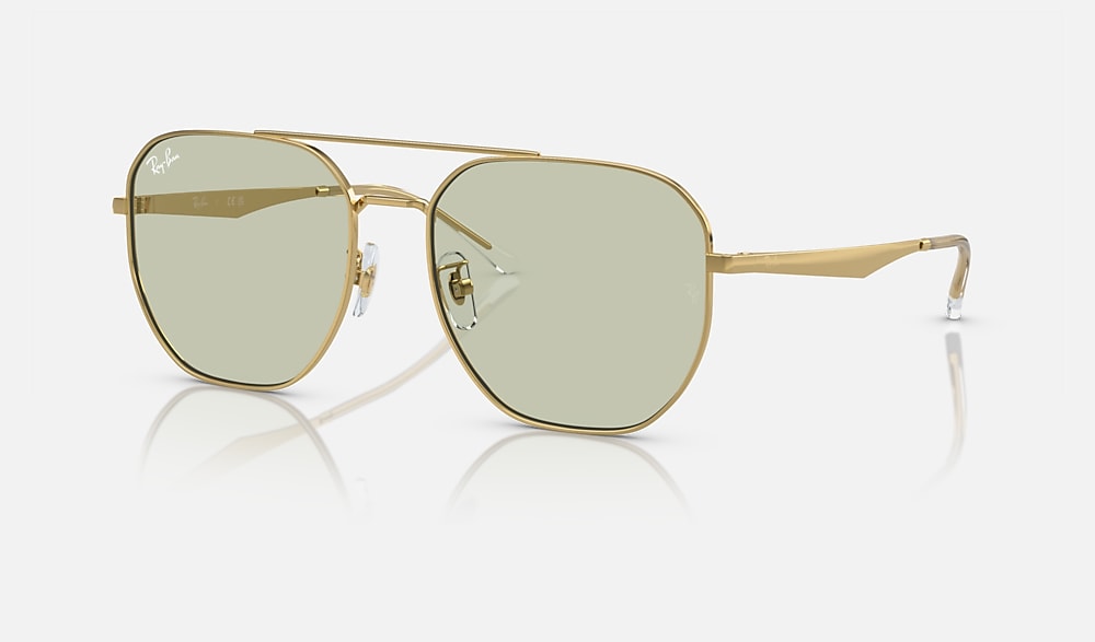 Ray-Ban ゴールドフレーム グリーンレンズ サングラス 0RB3724D__001_2__P21__shad__qt
