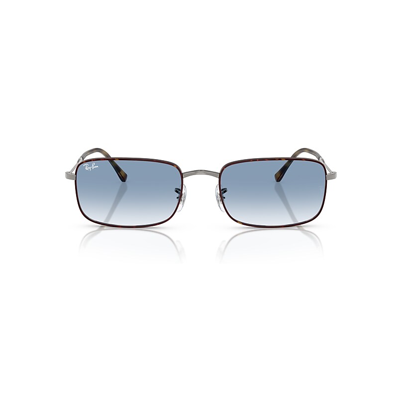 Ray Ban Rb3746 Sunglasses Gunmetal Frame Blue Lenses 59-20 In Gunmetal