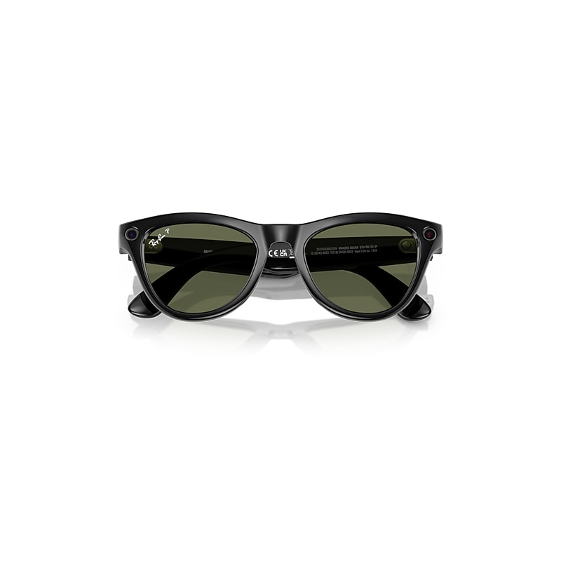 Ray-Ban Meta Black Frame Green Lenses AI Glasses