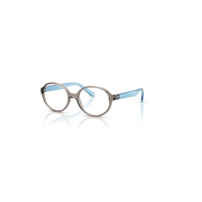 Ray-Ban Eyeglasses Kids  Optics Kids Bio-Based - Transparent Blue Frame Clear Lenses Polarized 44-15, RB1905