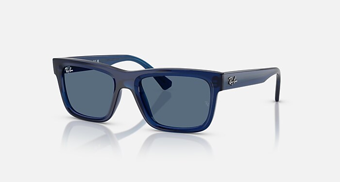 JUSTIN KIDS Sunglasses in Rubber Black and Blue Mirror