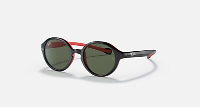 麗子 RB9070S KIDS Sunglasses in Transparent Grey and Grey Mirror