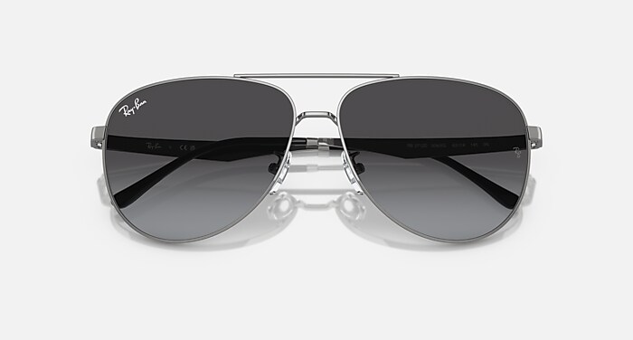 RB3712D Sunglasses in Gunmetal and Grey - RB3712D | Ray-Ban®