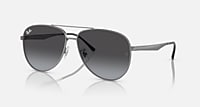 Ray-Ban Sunglasses Unisex Rb3712d - Black Frame Grey Lenses 62-14