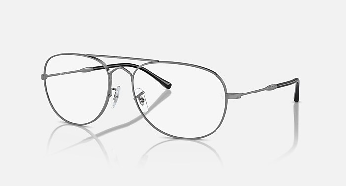 Ray-Ban Eyeglasses Unisex Bain Bridge Optics Prescription Gunmetal Frame  Clear Lenses 55-17 Polarized
