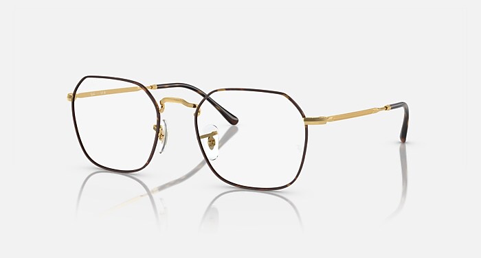 RB8777D OPTICS Eyeglasses with Black On Gold Frame - RB8777D | Ray