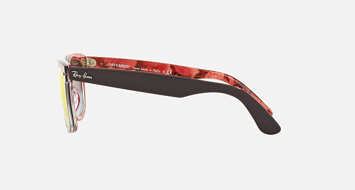 ORIGINAL WAYFARER FLORAL Sunglasses in Pink and Orange  display picture 1