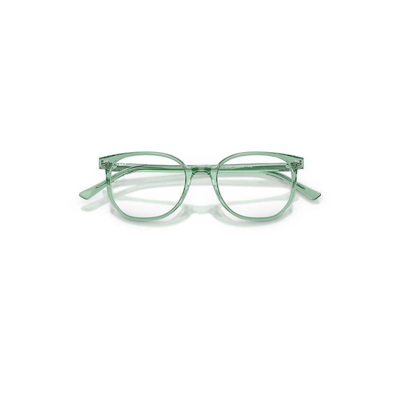 Ray Ban Elliot Optics Eyeglasses Light Green Frame Clear Lenses Polarized 48-19 In Light Green