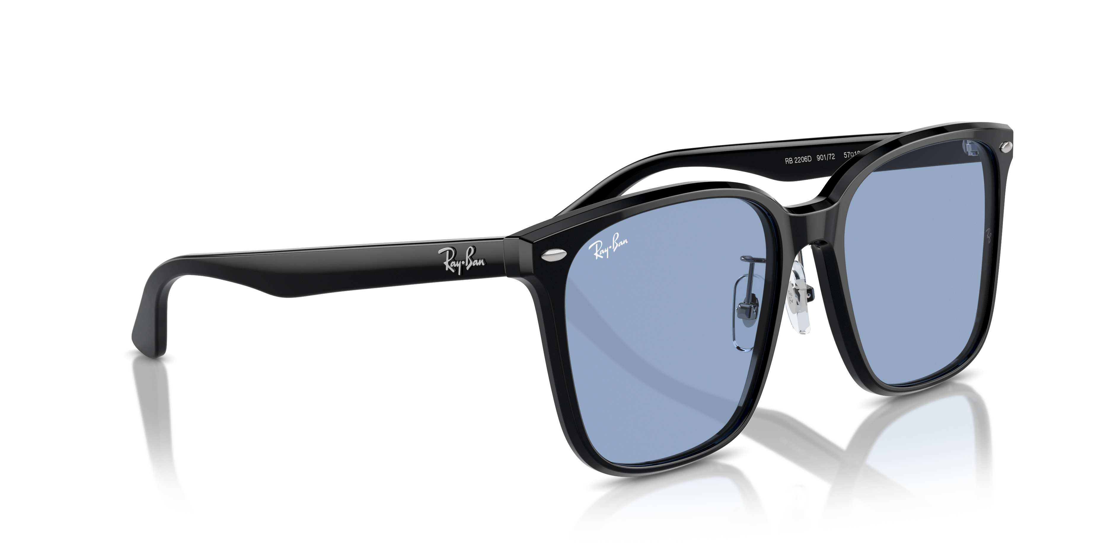 【送料,関税込】RayBanサングラス RB2206D レイバン公式ストア】 Ray-Ban® RB2206D サングラス | ブラック
