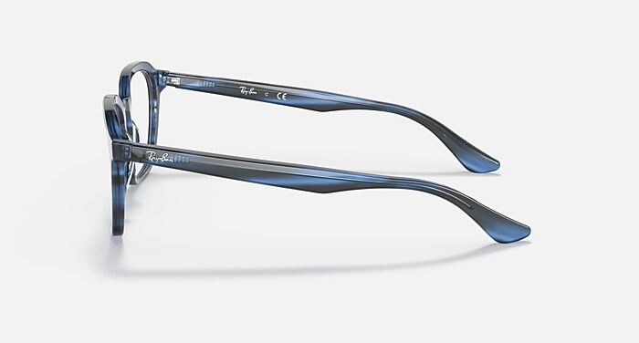 RB5390 OPTICS Eyeglasses with Striped Blue Frame - RB5390F