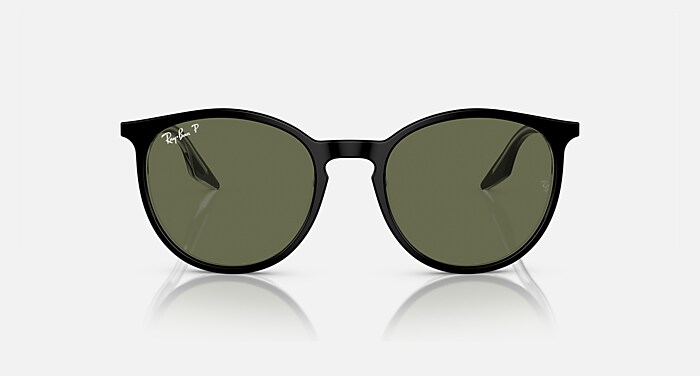 RB2204 Sunglasses in Black On Transparent and Green  display picture 1
