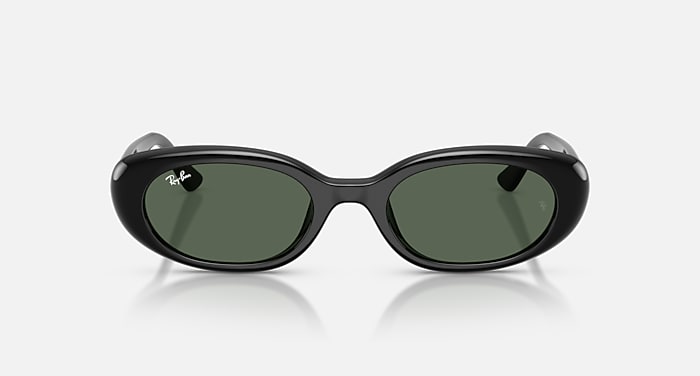 Ray-Ban Sunglasses Unisex Rb4441d Bio-based - Black Frame Green Lenses 53-21