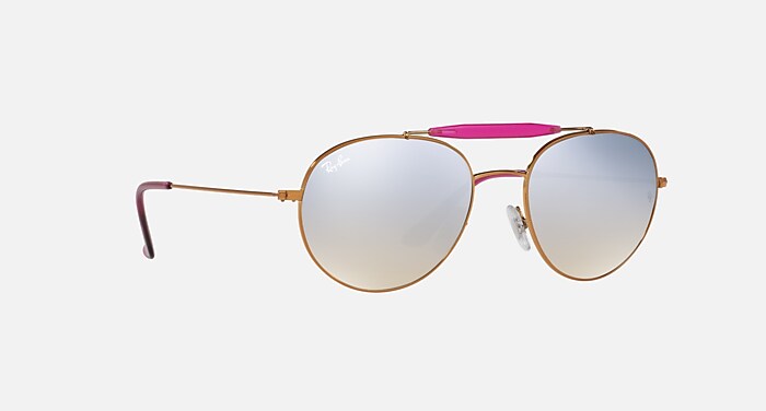 Ray Ban sunglasses RB3540 Amazon.com: Ray-Ban RB3540 Round Sunglasses, Gold/Green, 56  main image 3