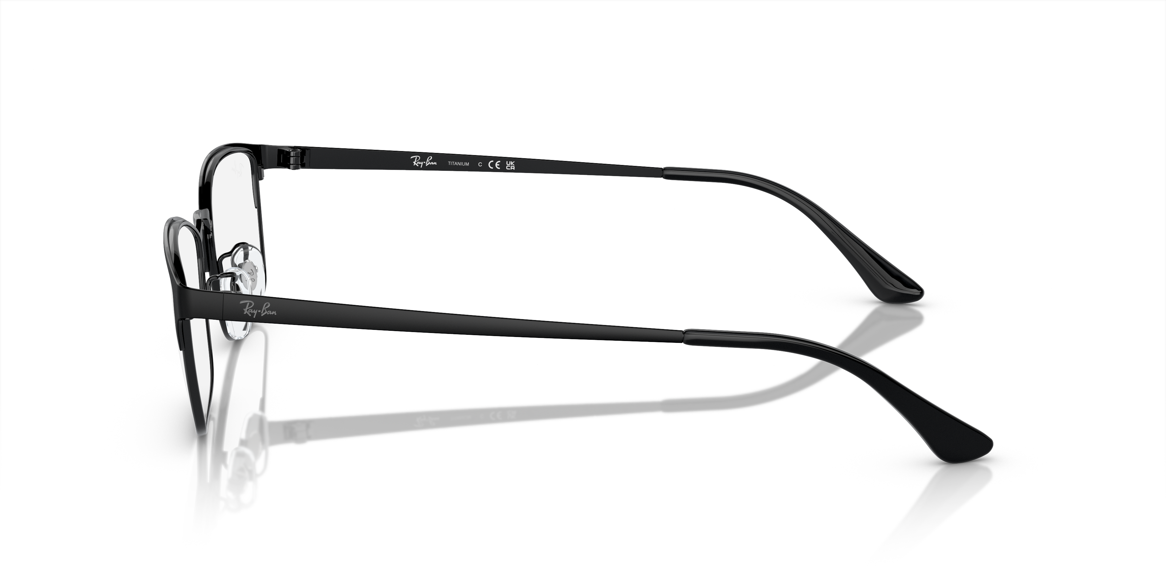 レイバン RB8772D メガネ ブラック メタルフレーム スクエア ITFX6WVIGEZY レイバン公式ストア Ray-Ban® RB8772D OPTICS TITANIUM メガネ