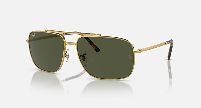 Les lunettes de soleil RB3796 en Or et Vert RB3796 Ray-Ban® FR