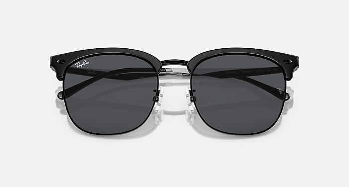 Ray-Ban Sunglasses Unisex Rb4418d - Black Frame Grey Lenses 56-19