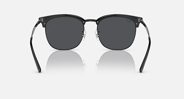 Ray-Ban Sunglasses Unisex Rb4418d - Black Frame Grey Lenses 56-19