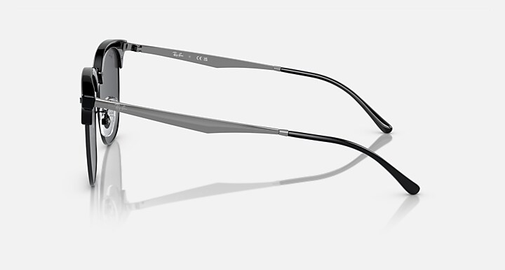 Ray-Ban Sunglasses Unisex Rb4418d - Black Frame Grey Lenses 56-19