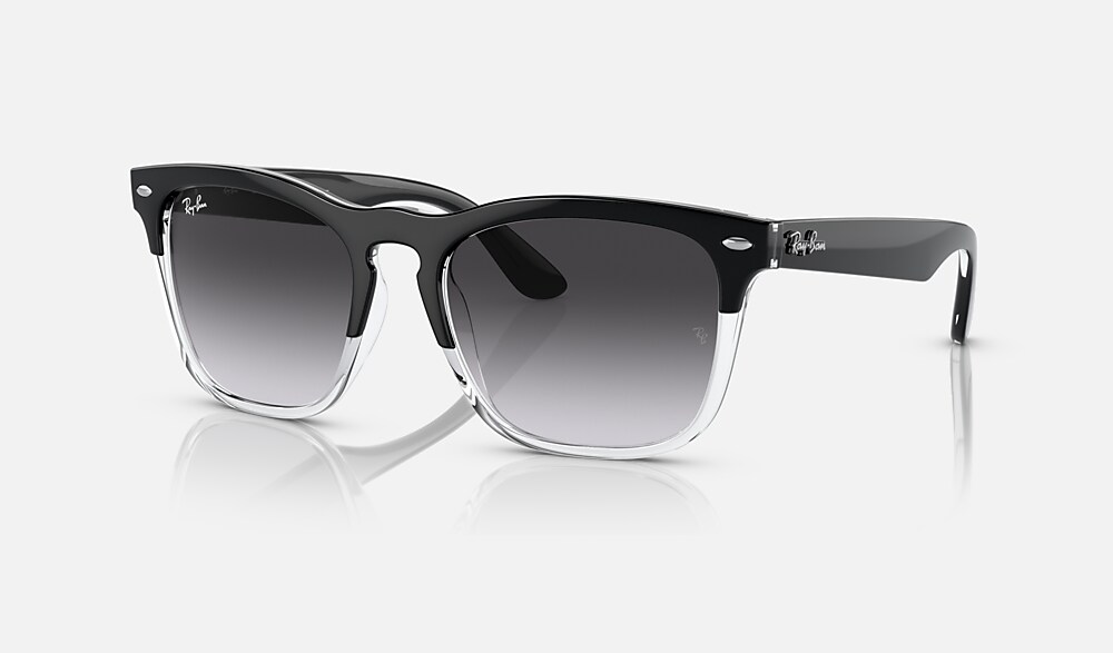 Ray-Ban サングラス ブラック レイバン公式ストア】 Ray-Ban® STEVE サングラス | 透明上に