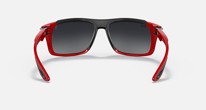 【極美品】Ray-Ban RB2143 バイカラー サングラス ブラック×レッド 訳あり】レイバン サングラス RB4354 642411 48 レギュラーフィット