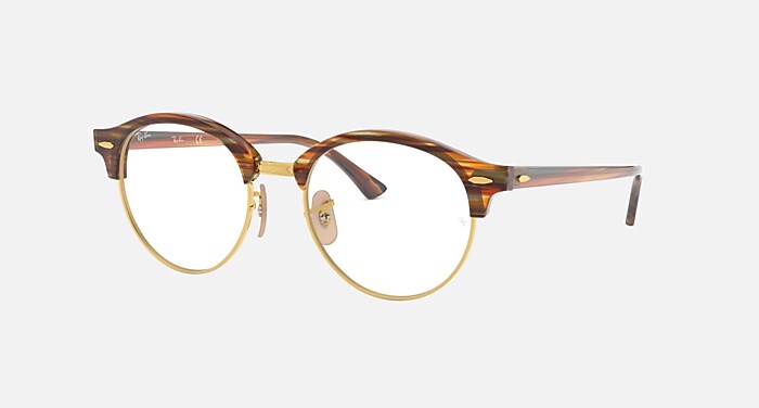 CLUBROUND OPTICS Eyeglasses with Brown Frame - RB4246V | Ray-Ban®