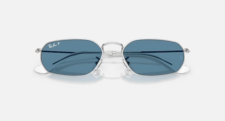 Ray-Ban Sunglasses Unisex Rb3947ch Chromance - Silver Frame Blue Lenses 54-18 Polarized