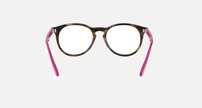 Ray-Ban Eyeglasses Children Rb1554 Optics Kids Prescription - Havana Frame Clear Lenses 48-16 Polarized