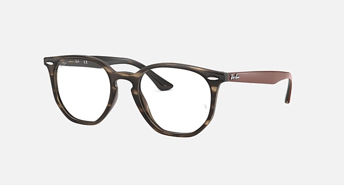 RB7151F HEXAGONAL OPTICS Eyeglasses with Tortoise Frame - RB7151F