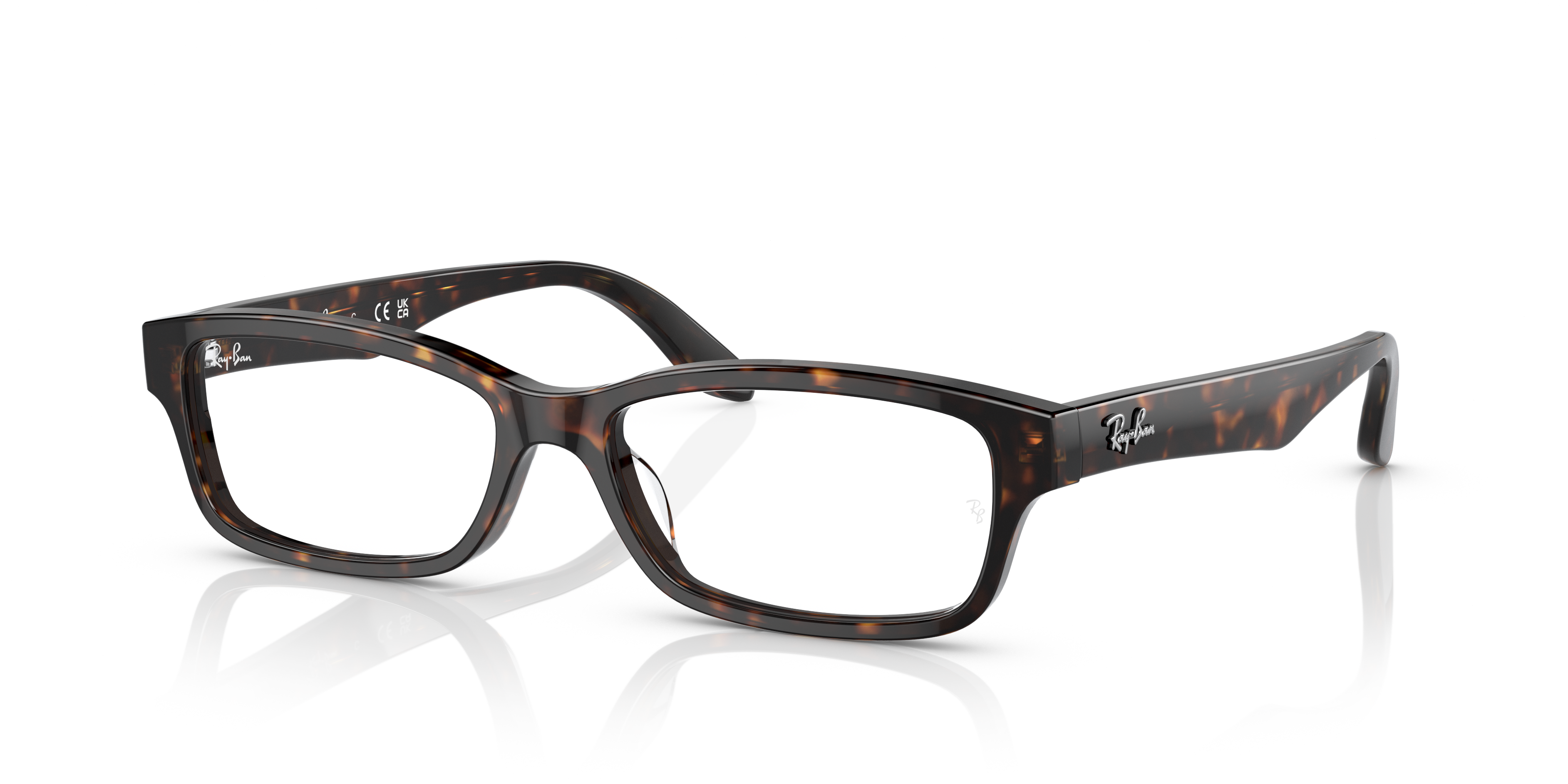 RB5415 OPTICS Polished Havana Frame Demo Lens Lenses 55-16