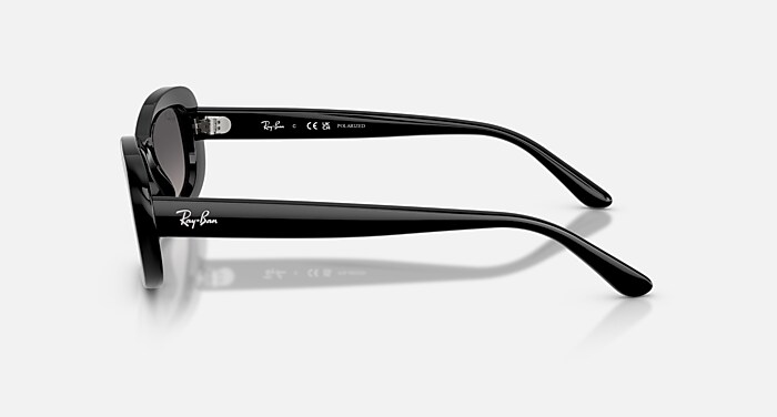 RB2221 Sunglasses in Black and Gradient Grey Polarized - RB2221