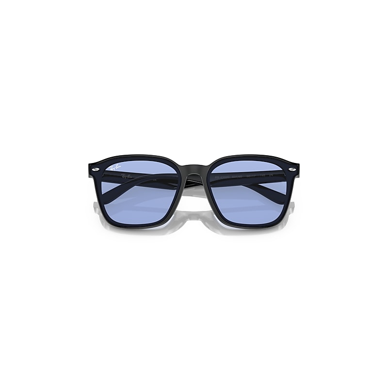 Ray Ban Rb4392d Sunglasses Black Frame Blue Lenses 66-17 In Black