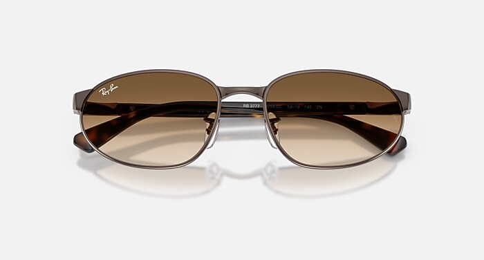 RB3777 Sunglasses in Copper and Clear Gradient Brown  display picture 1