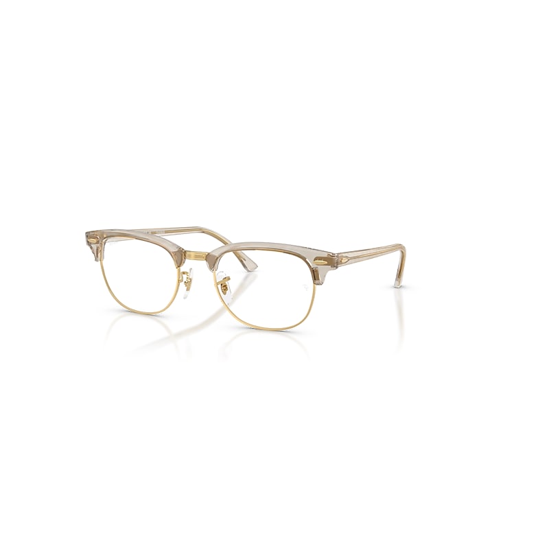 Ray Ban Clubmaster Optics Change Graue Wellen Selbsttönend Fassung Klar Glas Polarisiert 53-21