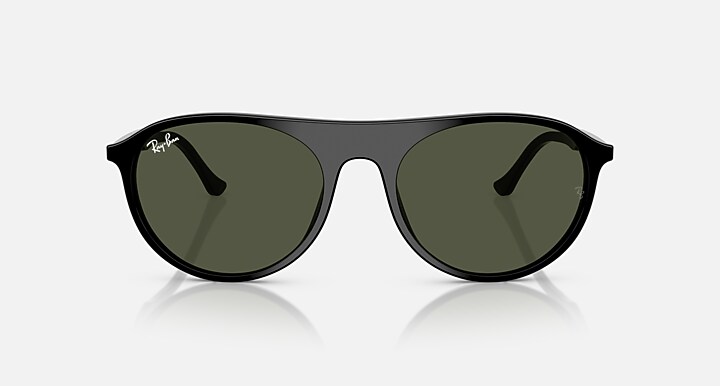 Ray-Ban Sunglasses Unisex Rb2215 - Black Frame Green Lenses 59-20