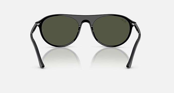 Ray-Ban Sunglasses Unisex Rb2215 - Black Frame Green Lenses 59-20