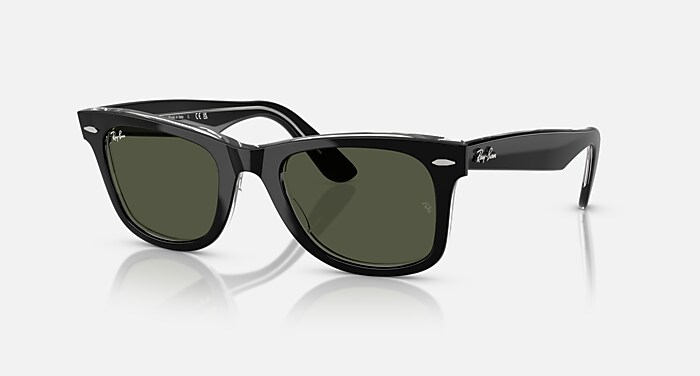 ORIGINAL WAYFARER CLASSIC Sunglasses in Black On Transparent  display picture 1