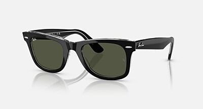 ORIGINAL WAYFARER CLASSIC Sunglasses in Black and G-15 Green