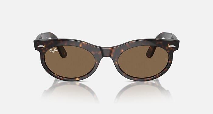 WAYFARER OVAL TRANSITIONS® Sunglasses in Havana and Clear
