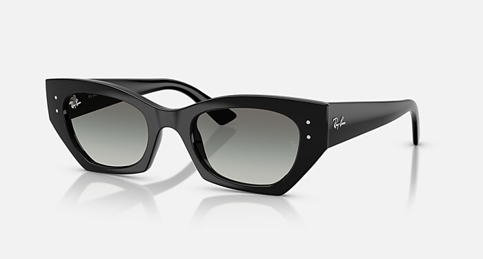 ZENA BIO-BASED Sunglasses in Black and Gradient Grey - RB4430 | Ray-Ban® CH