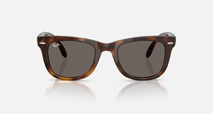 Óculos de Sol WAYFARER FOLDING CLASSIC em Havana e Cinza-escuro