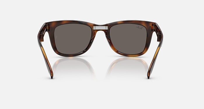 WAYFARER FOLDING CLASSIC Sunglasses in Havana and Dark Grey