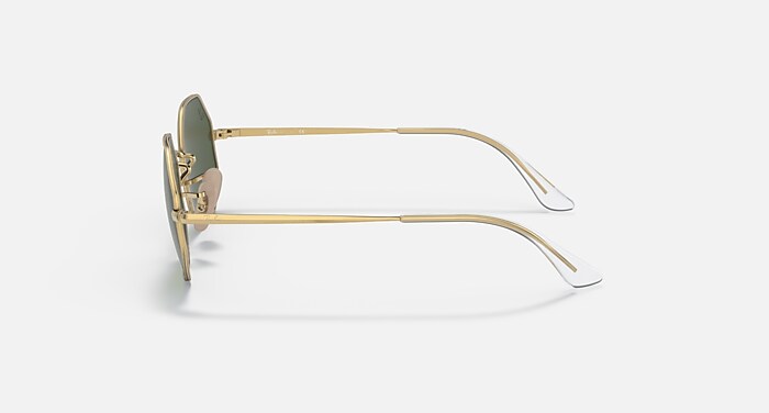 OCTAGON KIDS Sunglasses in Arista Gold and Dark Green 
