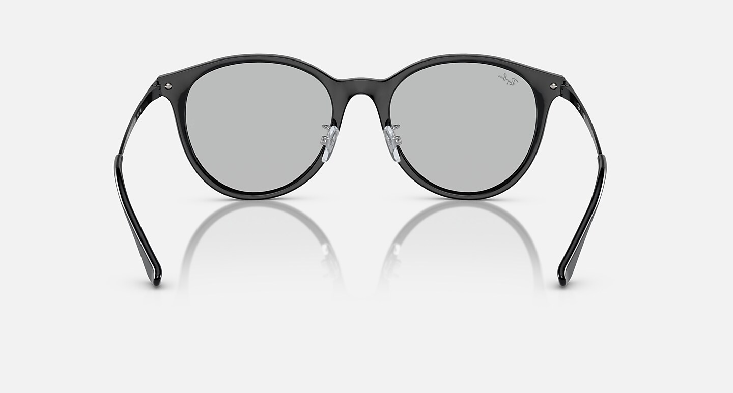 Ray-Ban Sunglasses Unisex Rb4334d - Black Frame Grey Lenses 55-19