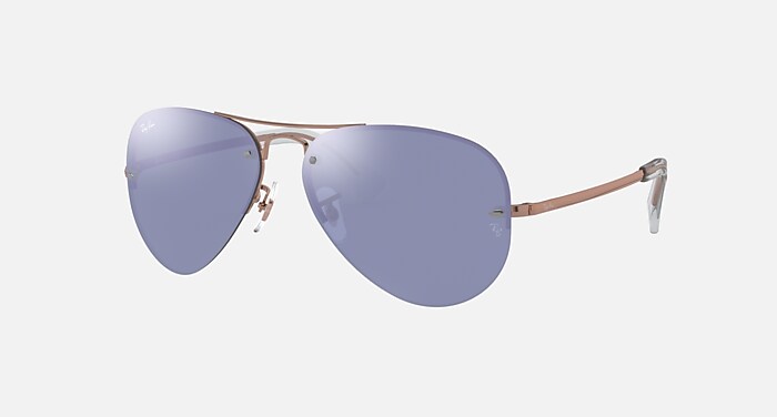 ASTROリリイベ Ray-Ban RB3449 003/8G Silver Sunglasses - eye-oo.com